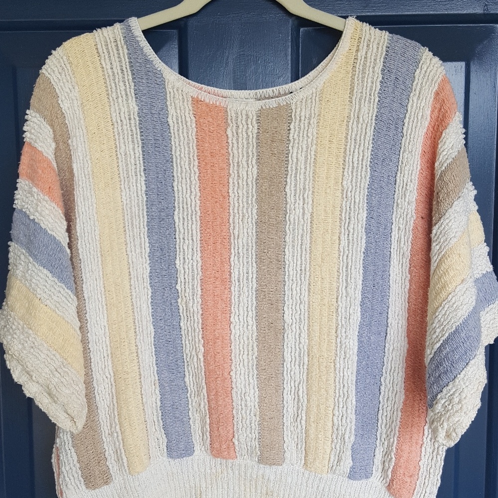 80s cropped sweater